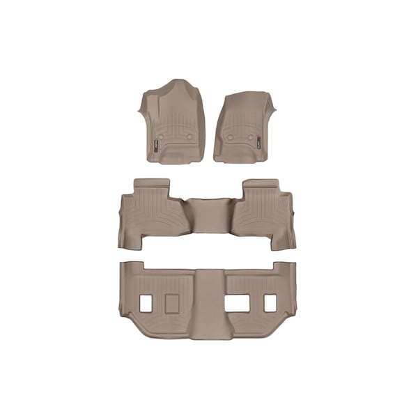 Front, Rear, and Rear Floorliners, 45607-1-8-9